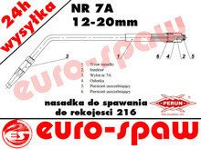 Nasadka do spawania nr 7A (12-20mm) PS-216A acetylen-tlen PERUN