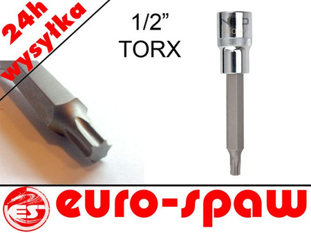 Końcówka Torx długa na nasadce 1/2", NEO TOOLS