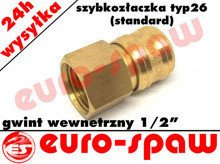 Szybkozłączka pneumatyczna TYP26 1/2" W