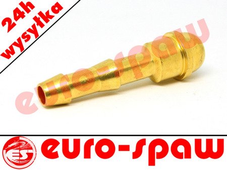 Króciec wylotowy 6,3mm do nakrętki 3/8" 