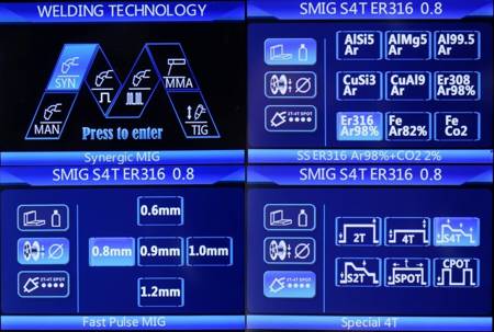 Półautomat spawalniczy IDEAL TECNO MIG 200 PULSE LCD (200A/230V)