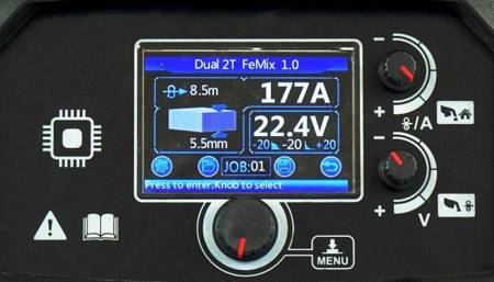 Półautomat spawalniczy IDEAL TECNO MIG 200 PULSE LCD (200A/230V)