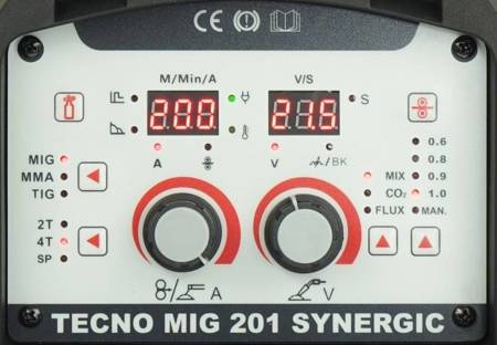 Półautomat spawalniczy IDEAL TECNO MIG 201 MMA SYNERGIC (200A/230V)