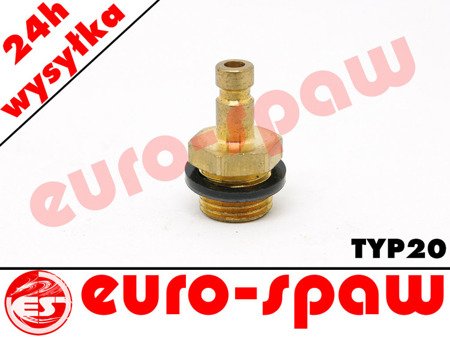 Wtyk do szybkozłączki TYP-20 z gwintem 1/8" Z, RECTUS