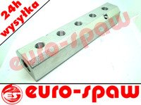 Listwa rozdzielająca pneumatyczna 2x1/2 + 5x1/4'W