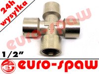 Rozdzielacz x4, czwórnik pneumatyczny 1/2"W